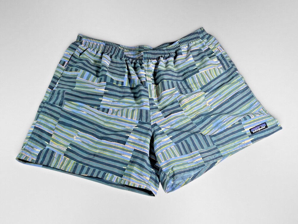 Patagonia Baggies Shorts Mens XL 5" Joy Pitch Blue Nylon Lined Swim Trunks